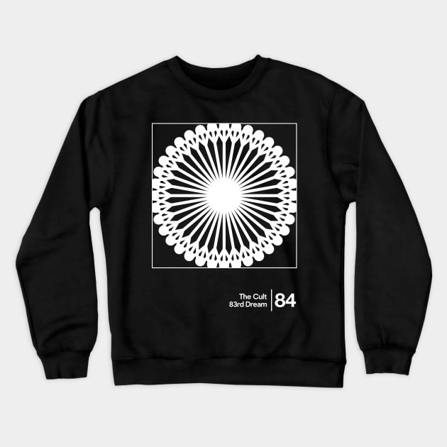 The Cult / Minimalist Style Graphic Artwork Design Crewneck Sweatshirt by saudade